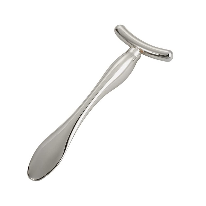 Pokinge 4pcs Mini Eye Face Massage Stick Metal Cosmetic Spatula,Eye