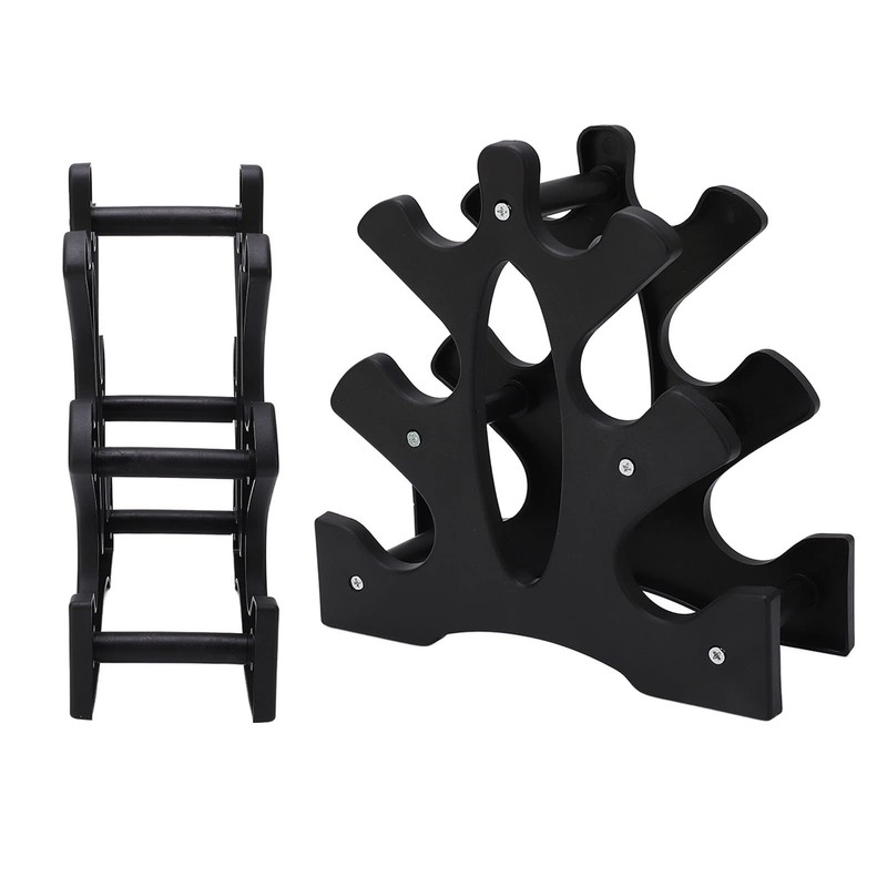 Denash Dumbbell Rack Stand,3 Tier Small Dumbbell Rack Stand,Portable Dumbbell