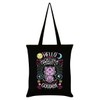 Grindstore Kawaii Ouija Black Tote Bag 38x42cm