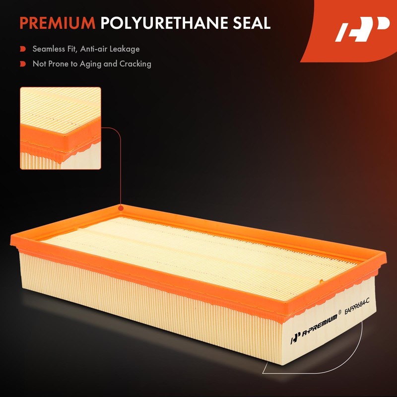 A-Premium 2-PC Engine Air Filter Compatible with Land Rover Defender
