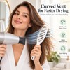 Portable Folding Hair Brush – Double-Headed Anti-Static Curved Vent Styling