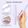 Generic Maquinilla de afeitar facial de doble punta para mujer