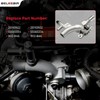 Aluminum Engine Coolant Housing Water Outlet Compatible with 2011-2016 Chevy