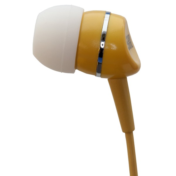 1-Bud Single-Ear Stereo Earphone w/ 3.5mm Plug and Soft Rubber