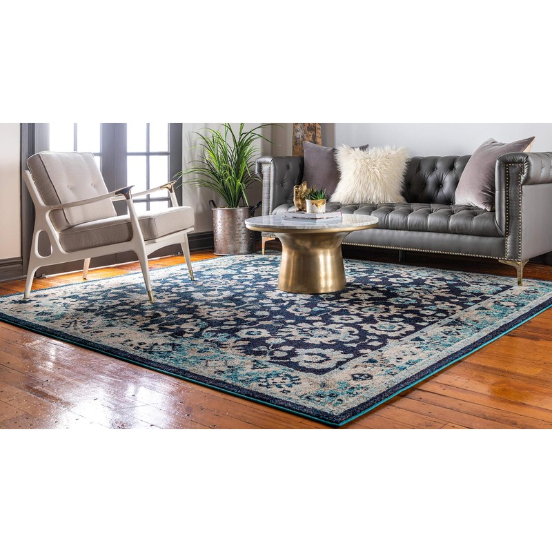 Unique Loom Penrose Collection Area Rug - Krystle (8' Square,