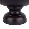 Koyal Wholesale Metal Modern Minimalist Round Pedestal Bowls, Metal Compote