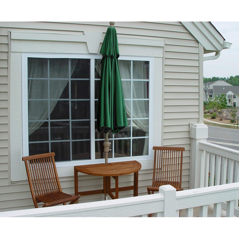 Blue Star Group Off-The-Wall Brella Olefin Half Umbrella, 7.5'-Width, Chocolate