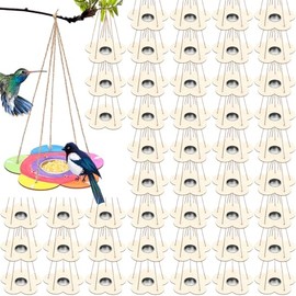 DoubleFill Bird Feeder Craft Kits for Ages 3-8 Arts and Crafts DIY Wooden Painting Kits Outdoor Toys Party Favor Gifts (200 Pcs)