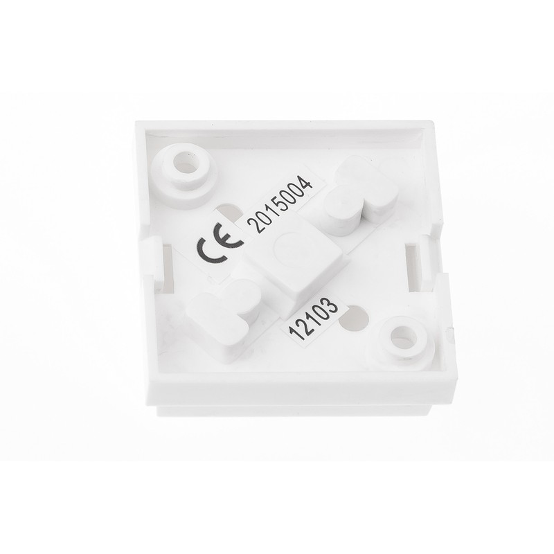 HUBER Surface-Mounted Door Bell Push 1-Way Polystyrene Door Bell Push
