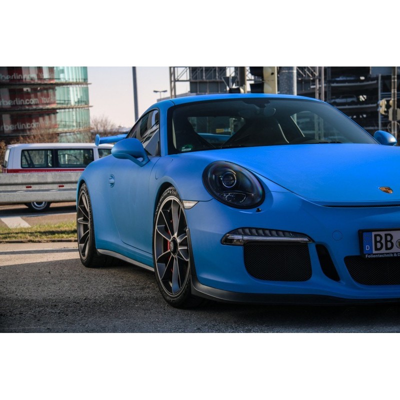 VViViD+ Matte Sky Blue Vinyl Wrap Adhesive Film (3ft x