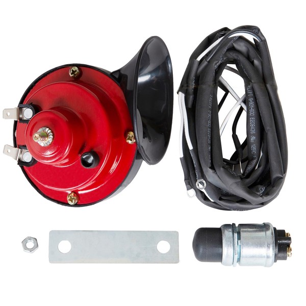 12V Universal Golf Cart Horn Kit with Floor Mount Button