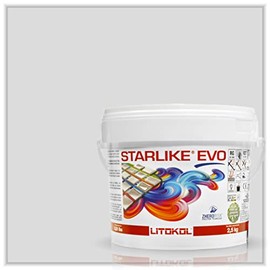 Starlike EVO Epoxy Grout 105 Bianco Titanio Classic Collection 2.5 kg - 5.5 lbs
