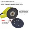 5" 8 Hole Hook&Loop Sanding Sander Pad for Ryobi RS290