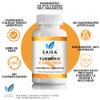 Turmeric Cúrcuma 100% Pura Con 120 Cápsulas Saisa Herbal