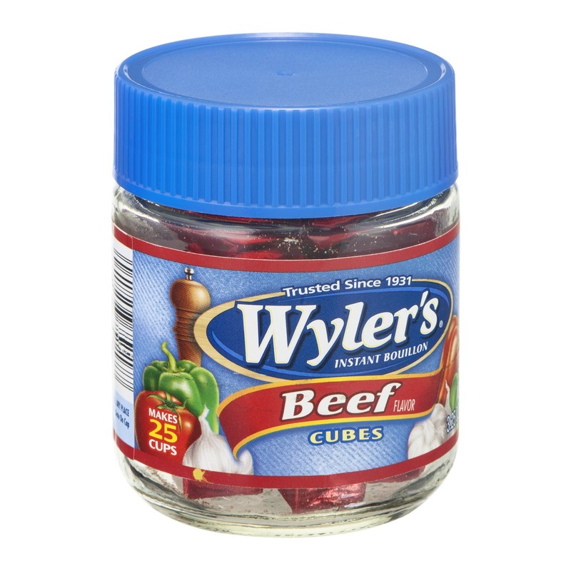 Wyler's Beef Instant Bouillon Cubes Jar, 3.25 OZ