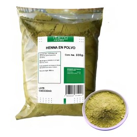 Henna En Polvo 500 Gramos 100% Natural
