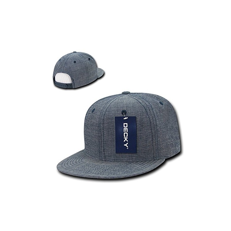 DECKY Washed Denim Snapback, Blue