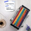 UNICITII File Organizer Box, Portable Tote Bag Hanging Filing Box