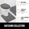 GORILLA GRIP Bath Rug Mat, Thick Soft Absorbent Chenille, Quick