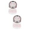 minkissy 2 Sets Cosmetic Lens Container Adorable Design Travel Kit