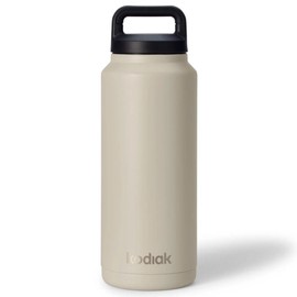 Kodiak Cascade Insulated Stainless Steel Bottle 40oz (1182ml) Leakproof w/Carry Loop Cap, Cream Beige