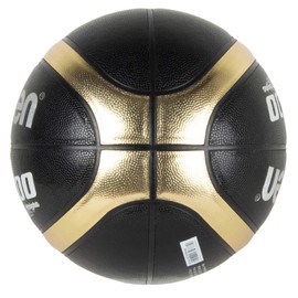 Molten B7Z3700-KZ Basketball No. 7 Ball Synthetic Leather Black x Gold