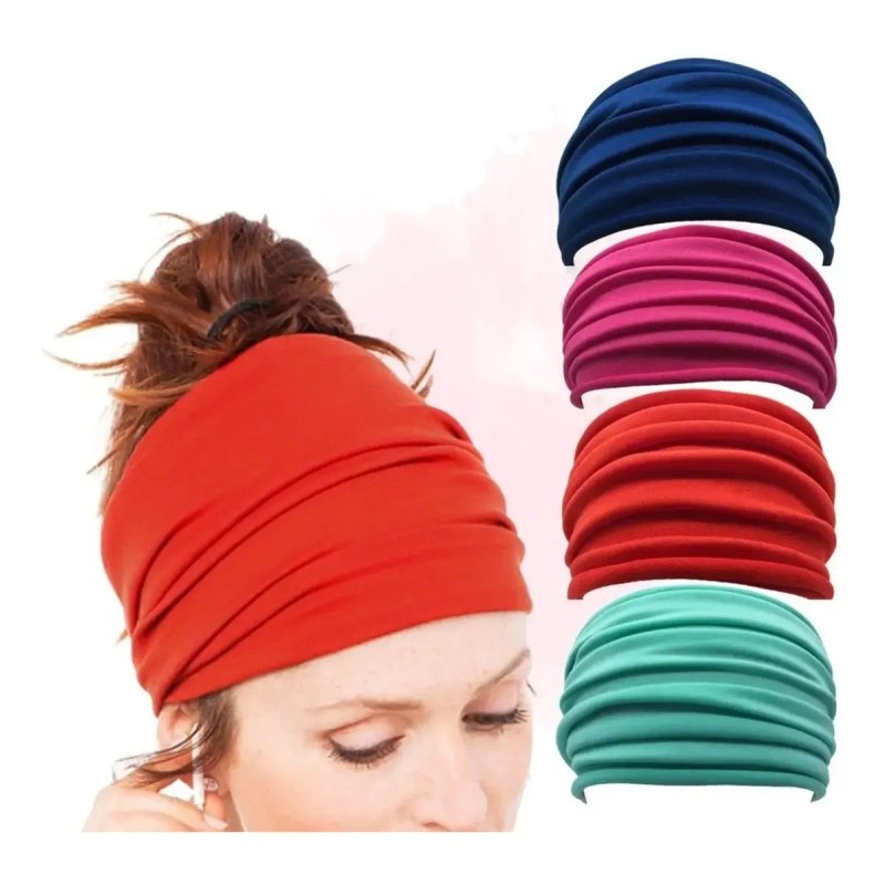 Diadema Para Cabello Flexible Scrunchie Banda De Tela 1pz