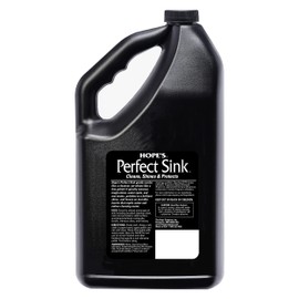 HOPE'S Perfect Sink Cleaner and Polish, Restorative, Water-Repellant, Removes Stains, Ideal for Brushed Stainless Steel, Cast Iron, Porcelain, Corian, Composite, Acrylic, Value Size