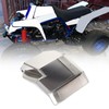 ECOTRIC ATV Swing Arm Skid Plate Compatible with 1987-2006 Yamaha Banshee YFZ 350 Polished Aluminum