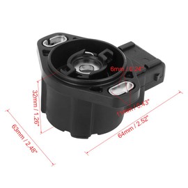 X AUTOHAUX 1985000460 B6SB-18-911 Car Throttle Position Sensor for Mazda 323 1990-1994