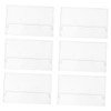 Operitacx 1set High Transparency Cassette Tape Storage Holders Stylish Clear