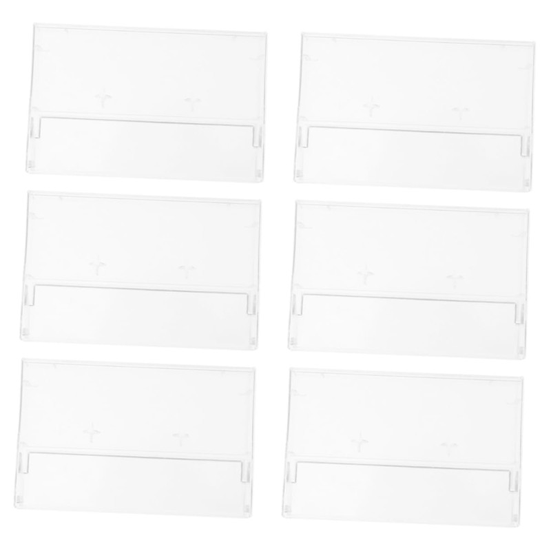 Operitacx 1set High Transparency Cassette Tape Storage Holders Stylish Clear
