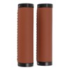 Bike Grips Shockproof Prevent Slip Soft Fiber Leather Handlebar Grips