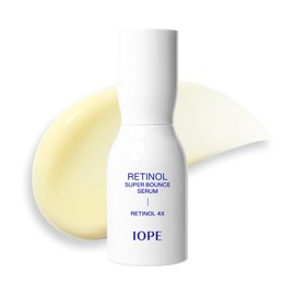 IOPE IOPE Retinol Super Bounce Serum - Korean Retinol Eye Cream, Intensive Reactivating Korean Retinoid, Anti-Aging, Reduction in Fine Wrinkles, Beginner Friendly, 1.01 Fl Oz.