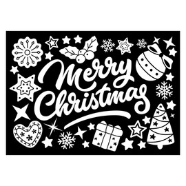 Christmas Decorations Winter Snowflakes Window Decoration SelfAdhesive 6 Sheets Stickers Christmas Window Decorations Clings for Xmas Window Display Decoration