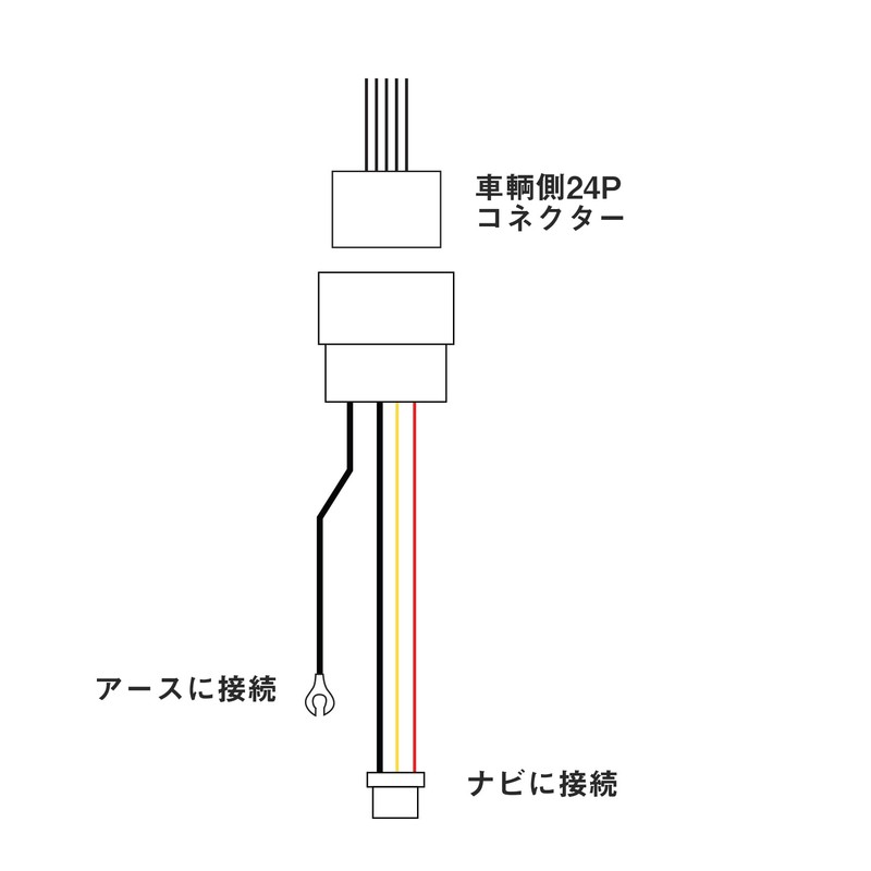 OTORAM Compatible with Genuine Honda Rear Camera [24P Connector] Connected