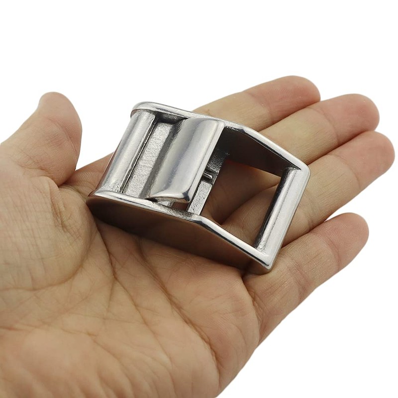 38mm 2 Pack Heavy-Duty 316 Stainless Steel Lock Slider Buckles