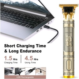 BTRICL Cordless Electric Hair Trimmer with 10 Guide Combs