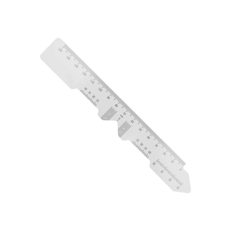 5pcs Ophthalmic PD Ruler Clear Data Marking Smoothing Edges Pupillary