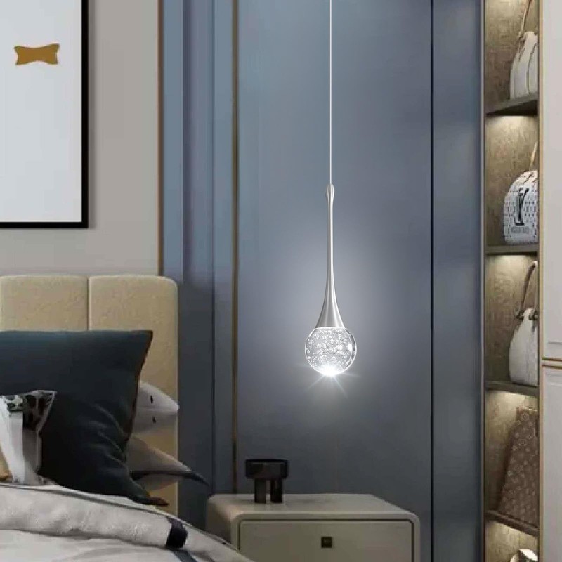 cenzoz Modern Pendant Lights for Kitchen Island LED Dimmable Crystal