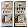 A4 Letter Tiles - 85 Letters, Numbers, and Symbols to