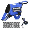 DEWVIE Service Dog Vest Harness, Adjustable Dog Harness and Dog