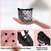 Mini Toiletry Bag with Zip, 4 Pieces Mesh Cosmetic Bag