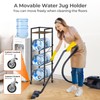 5 Gallon Water Jug Holder Stand with Wheels, 5 Gallon