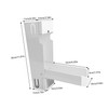 CAXUSD Rainwater Collection Diverter for Downspouts Durable Water Reuse System