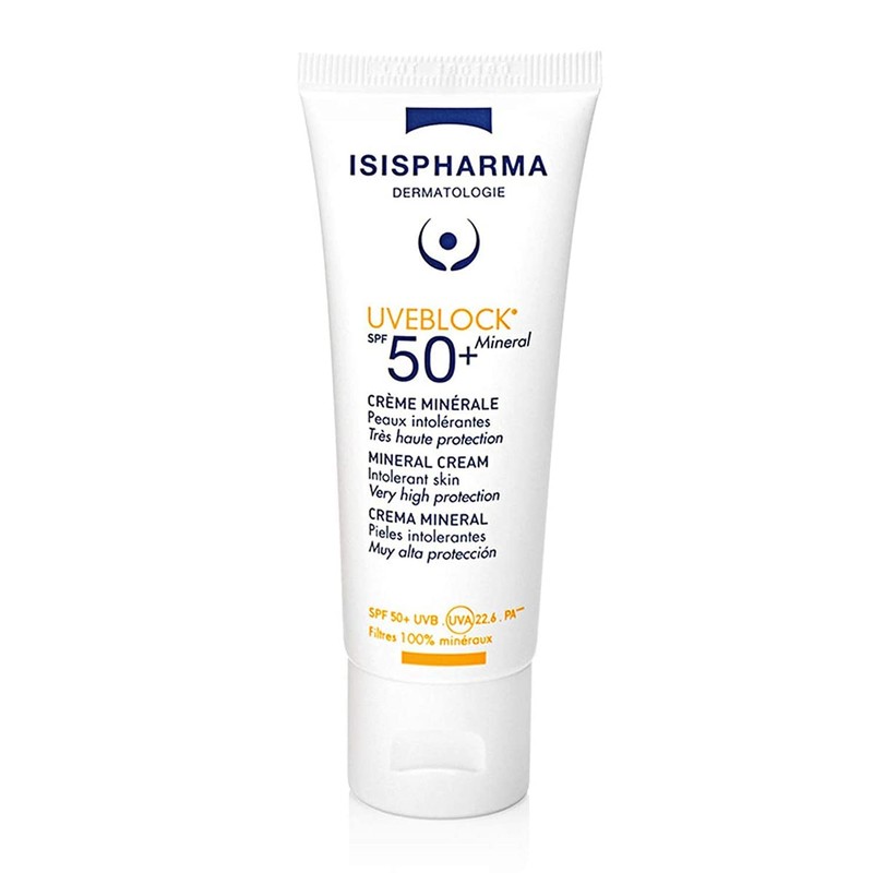 Isispharma - Uveblock Spf 50+ Mineral Crema - Protección Solar
