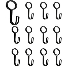Changyeah Tie Down Straps Hooks, Pack of 12 Spiral Hooks, Hooks with Eyelet, Universal Hooks, Expander Hooks, Tarpaulin Hooks, Rope Hooks for Trailers, Tarpaulins, Boats, Motorcycles, Bicycle Hooks