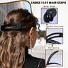 8 Pcs Flat Hair Clips for Women - Large Matte