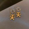 KH Aretes Osito Oso Mujer Moda Regalo Amiga Novia Mamá