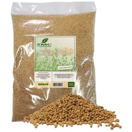 YELLOW Mustard Seeds 5 Pounds Bulk Bag-Heat Sealed to Maintain Freshness